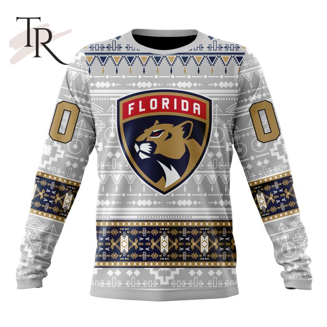 New 2025 NEW] ized NHL Florida Panthers Special Native Design Custom Hoodie - Image 6